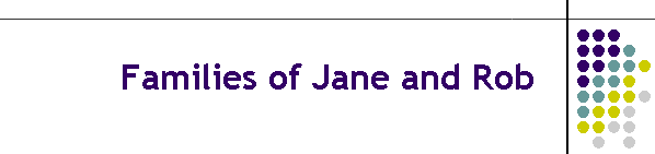 Families of Jane and Rob